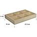 Bacheca Espositore Clipper Legno | 6 Scomparti | 27,5 X 18 X 4 Cm (+ / - 0,5 Cm) | Picollo Porta Portaoggetti Stampante Scaffali | Perfetto Per Decoupage Stoccaggio E Decorazione - Foto miniatura 2