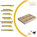 Bacheca Espositore Clipper Legno | 6 Scomparti | 27,5 X 18 X 4 Cm (+ / - 0,5 Cm) | Picollo Porta Portaoggetti Stampante Scaffali | Perfetto Per Decoupage Stoccaggio E Decorazione - Foto miniatura 3