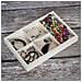 Bacheca Espositore Clipper Legno | 6 Scomparti | 27,5 X 18 X 4 Cm (+ / - 0,5 Cm) | Picollo Porta Portaoggetti Stampante Scaffali | Perfetto Per Decoupage Stoccaggio E Decorazione - Foto miniatura 4