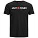 T-shirt A Maniche Corte Nera Per Uomo - Foto miniatura 7
