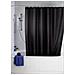 Tenda Doccia, Tessile, Colore Nero, 180x200 Cm, Venko - Foto miniatura 2