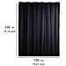 Tenda Doccia, Tessile, Colore Nero, 180x200 Cm, Venko - Foto miniatura 3