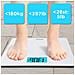Pesapersone ad Alta Precisione BS403 Portata Massima 180 kg Schermo LCD Vetro - Foto miniatura 3