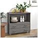 Credenza Grigio Chiaro 85x35x80 Cm In Legno Massello Di Pino - Foto miniatura 1