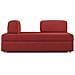 Liberty Divano Con Schienali Movibili T02 Rosso - Foto miniatura 3