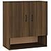 Armadietto A Muro Rovere Marrone 60x31x70 Cm Legno Multistrato - Foto miniatura 2