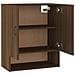 Armadietto A Muro Rovere Marrone 60x31x70 Cm Legno Multistrato - Foto miniatura 7