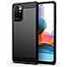 Custodia B-case Tpu Silicone Cover Case Per Xiaomi Redmi 10 Carbon Metal Black - Foto miniatura 1