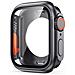 Custodia All-inclusive Integrata Con Pellicola Rigida Temperata Da 45 Mm Per Apple Watch Black - Foto miniatura 1
