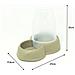 Dispenser Cibo Acqua 1,6L Per Animali Modello 700084 Colore Beige   - Foto miniatura 4