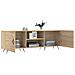 Mobile Porta Tv Rovere Sonoma 150x30x50 Cm In Legno Multistrato - Foto miniatura 5