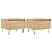 Tavolini Salotto 2pz Rovere Sonoma 50x46x35cm Legno Multistrato - Foto miniatura 2