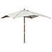 Ombrellone Da Giardino Con Palo In Legno Sabbia 300x300x273 Cm - Foto miniatura 2