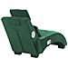 Chaise Longue Simorre Velluto Verde Smeraldo Con Altoparlante Bluetooth Integrato - Foto miniatura 5