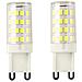 2 X Lampadina Led G9 4 W = 48 W Luce Bianca 6500k Per Lampadario Applique - Foto miniatura 1