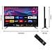 TV LED 4K Ultra HD 55" 55UV10V1 Smart TV  - Foto miniatura 5