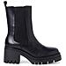 Black Casual Closed Booties Stivaletti Pelle Scarpe Donna Nero Eu 36, 1-25497-29 003 - Foto miniatura 1
