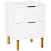 Comodino 2 Cassetti Walpole Bianco - Foto miniatura 2