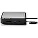 DUCD2 replicatore di porte e docking station per laptop Cablato USB 3.2 Gen 2 (3.1 Gen 2) Type-C Grigio, Nero - Foto miniatura 1