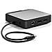 DUCD2 replicatore di porte e docking station per laptop Cablato USB 3.2 Gen 2 (3.1 Gen 2) Type-C Grigio, Nero - Foto miniatura 3