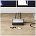 DUCD2 replicatore di porte e docking station per laptop Cablato USB 3.2 Gen 2 (3.1 Gen 2) Type-C Grigio, Nero - Foto miniatura 4