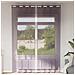 Tende In Voile Con Occhielli 2 Pz Viola 140x300 Cm - Foto miniatura 1