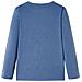 Maglietta Bambino a Maniche Lunghe Blu Mélange 140 - Foto miniatura 2