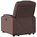 Lusso Casadino -  Poltrona Alzapersona Elettrica Reclinabile Marrone Similpelle - Foto miniatura 4