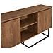 Brezno Credenza A 2 Porte Con 6 Spazi Di Stoccaggio 140 Cm - Foto miniatura 5
