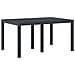 Tavolo da Giardino Antracite 150x100x73 cm in Poly Rattan - Foto miniatura 1