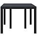 Tavolo da Giardino Antracite 150x100x73 cm in Poly Rattan - Foto miniatura 3