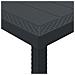 Tavolo da Giardino Antracite 150x100x73 cm in Poly Rattan - Foto miniatura 4