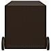 Contenitore da Giardino con Ruote Marrone 283L in Polyrattan - Foto miniatura 5