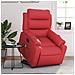 Poltrona Alzapersona Reclinabile Massaggio Rosso in Similpelle - Foto miniatura 2