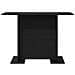 Tavolo da pranzo  Nero Rovere 110x60x75 cm Legno ingegnerizzato - Foto miniatura 5