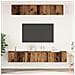 Set mobile TV 5 pcs Legno vecchio 100 x 30 x 30 cm - Foto miniatura 2