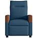 Poltrona Reclinabile Blu in Tessuto - Foto miniatura 3