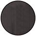 Tappeto Rotondo Marrone Scuro 60 cm in Bambù - Foto miniatura 1