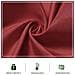 Tenda Natalizia: Tenda Semitrasparente Con Fiocchi Di Neve E Tasca Per Bastone Con Nappe S - Foto miniatura 2