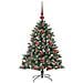 Albero di Natale artificiale con 150 LED Verde 120 cm - Foto miniatura 4