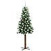 Albero di Natale snodato con 300 LED con supporto Verde 180 cm - Foto miniatura 3
