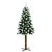 Albero di Natale snodato con 300 LED con supporto Verde 180 cm - Foto miniatura 4