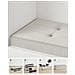 Pouf Organizer per riporre gli oggetti, Bianco Crema LSF277W01 - Foto miniatura 7