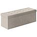 Pouf Organizer per riporre gli oggetti, Bianco Crema LSF277W01 - Foto miniatura 1