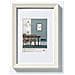 Fiorito Struttura In Legno 50x70 Cm, Bianco - Foto miniatura 1