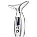 Massaggiatore Vibrante Riscaldato Per Collo E Viso, Ricaricabile Usb, Termoterapia A Temperatura Costante Silver - Foto miniatura 1