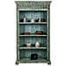 Libreria In Legno Blu 100x40x180 - Foto miniatura 2