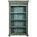 Libreria In Legno Blu 100x40x180 - Foto miniatura 3