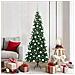 Albero di Natale Artificiale Angolare con 300 LED Verde 180 cm - Foto miniatura 2