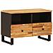 Mobile TV Marrone 70 x 33 x 46 cm Legno di mango massello - Foto miniatura 1